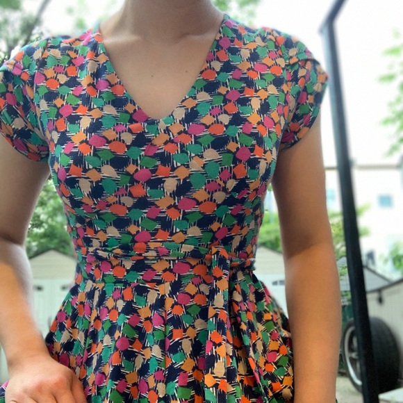 ModCloth Midi Dress Spring - Picture 2 of 9